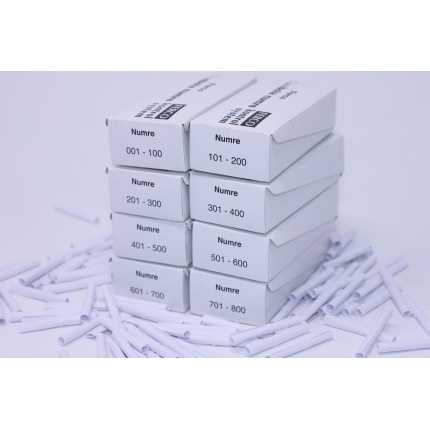 Tombolanumre HVIDE 1-800