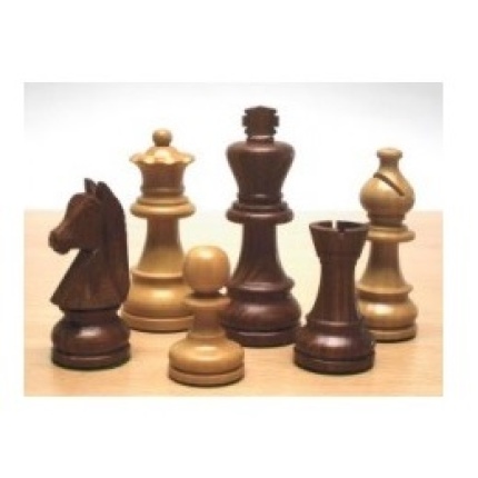 SKAKBRIKKER  83MM - AKACIE/BUSKBUM TRÆ - M/BLY (650540)