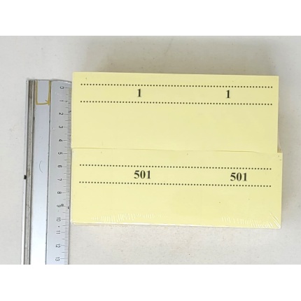 KUPON BØGER 1-1000 - LYS GUL