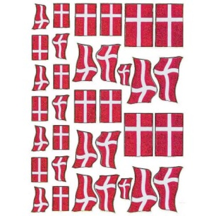 STICKERS DANNEBROG GLIMMER