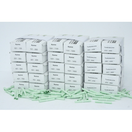 Tombolanumre 1-3000 - L.GRØN