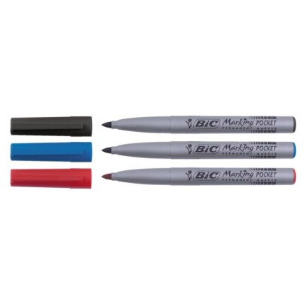 BIC MARKING POCKET FINE RØD MARKERS