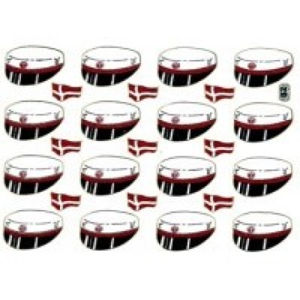 STICKERS RØDE STUDENTERHUER