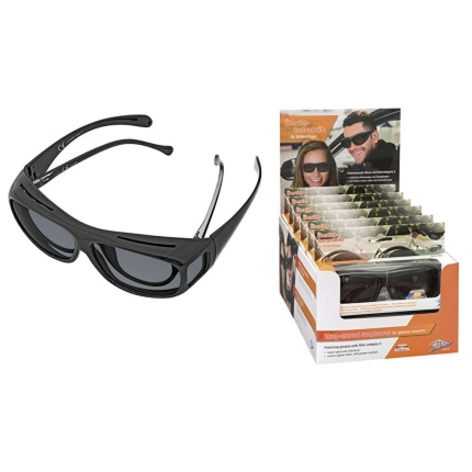 SOLBRILLE "FIT-OVER" POLARID - 12 STK DISPLAY