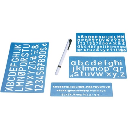 STENCIL-SÆT (4 stk. 5, 10 og 20 mm)