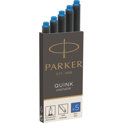 PARKER BLÆK ROYAL BLUE WASHABEL 5