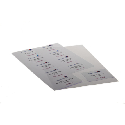 INDSTIKSARK - 60X90MM ( 10 INDSTIK PR. ARK)