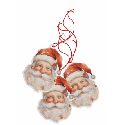 HÆNEGAVEMÆRKER - JULEMAND, 6 STK. - FSC