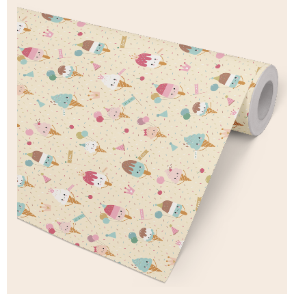 ØKONOM 57 CM "ICE CREAM PARTY" 7 KG 154 M