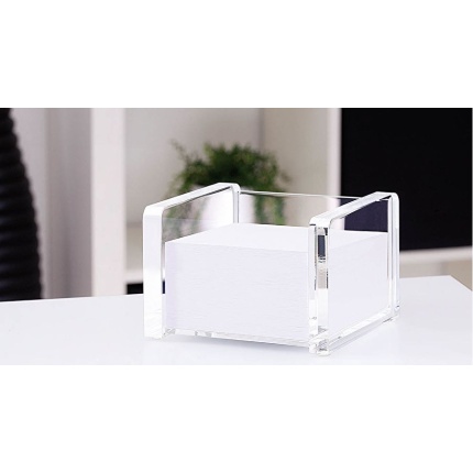 PAPIRHOLDER "CHRISTALLIC" 90X90 MM ACRYL (SKAFFEVA