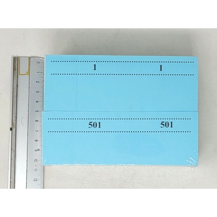 KUPON BØGER 1-1000 - LYS BLÅ