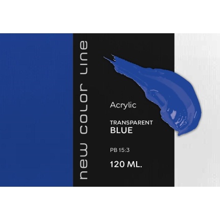 New Color Line 120 ml - Transparent Blue