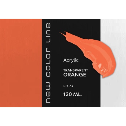 New Color Line 120 ml - Transparent Orange