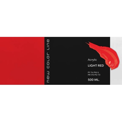 New Color Line 500 ml - Light Red