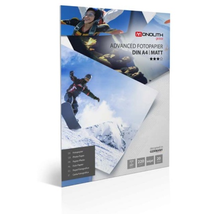 FOTOPAPIR TIL INKJET - A4 230 G. (20 ARK)