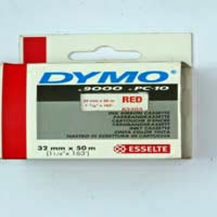 63203-DYMO FARVEBÅND - 32mm - RØD