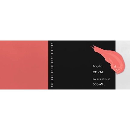 New Color Line 500 ml - Coral