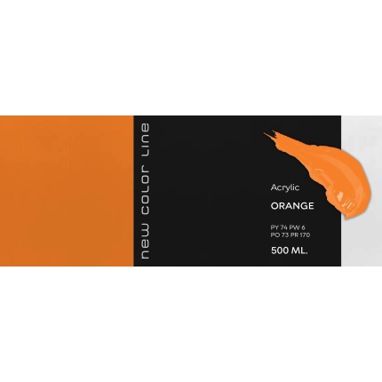 New Color Line 500 ml - Orange