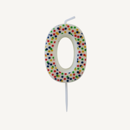 LYS TIL KAGE M/PRIKKER TAL 0 H:7,5 CM 1 STK.