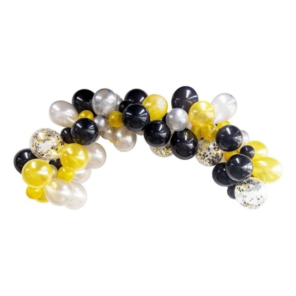 BALLONBUE - GULD MIX - 72 STK - FOLIE & LATEX
