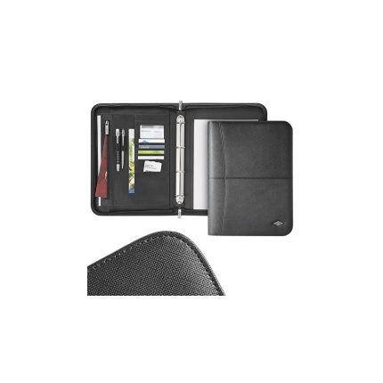 KONFERENCEMAPPE A4 - 4 RINGE-  M/LYNLÅS "ACCENTO"