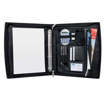 KONFERENCEMAPPE A4 M/RINGE & LYNLÅS