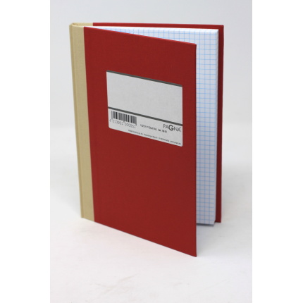 PROTOKOL PAGNA - A5 KVADRERET RØD