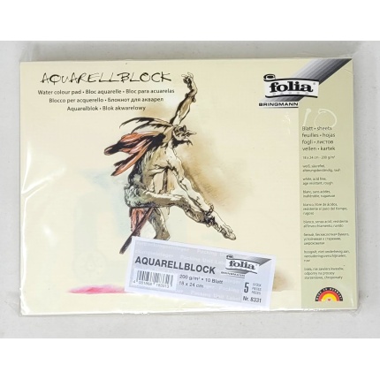 AQUARELBLOK 200 G. 18X24 - 10 ARK/5PK (8331)