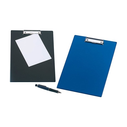 CLIPBOARD M/OMSLAG A4 BLÅ - UDGÅR