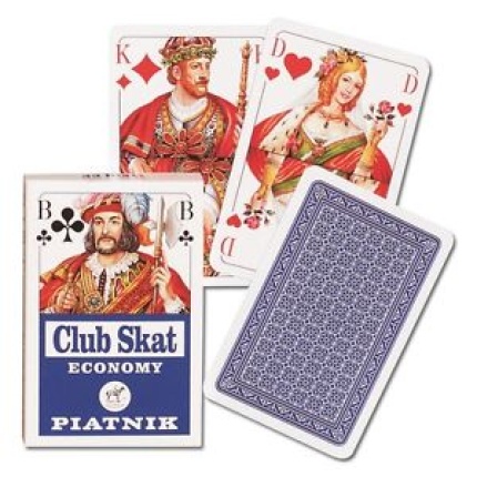 SPILLEKORT-CLUB SKAT ENKELTSPIL(1804)32 Blade+1jok