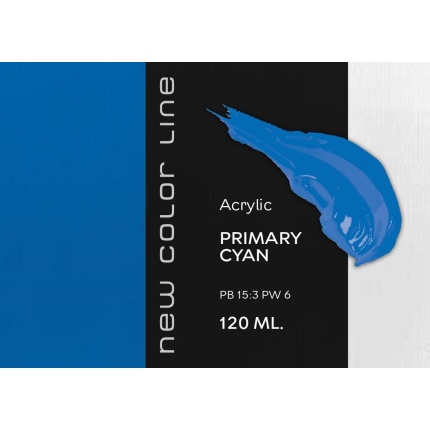 New Color Line 120 ml - Primary Cyan