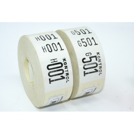 Pakkekontrol 3-delt  HVID