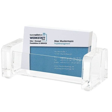 VISITKORTHOLDER CRISTALLIC - WEDO (SKAFFEVARE)