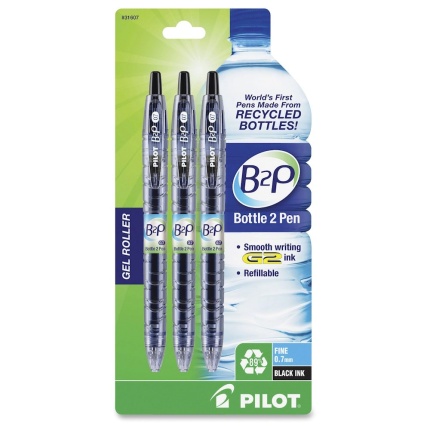PILOT BOTTLE TO PEN SORT 0,7 (SKAFFEVARE)