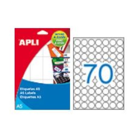 ETIKET Ø19 MM MAPPE A5