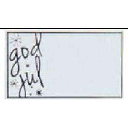 GAVEMÆRKER - SILVER GOD JUL 1000 stk.