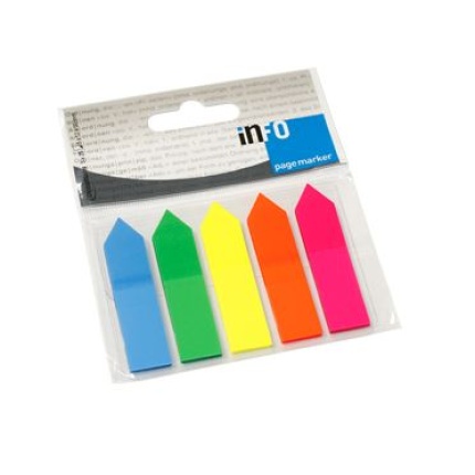 INDEXFANER NEONMIX PILE 5 ASS. FARVER