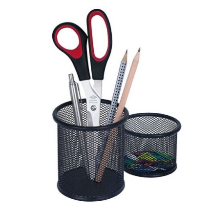 PENNEHOLDER DOBBELT SÆT I TRÅD SORT - WEDO