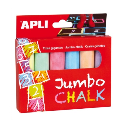 GADEKRIDT JUMBO 6 FARVER (Ø25mm)