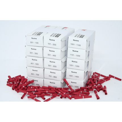 Tombolanumre 1-1500 RØD