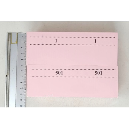 KUPON BØGER 1-1000 - ROSA