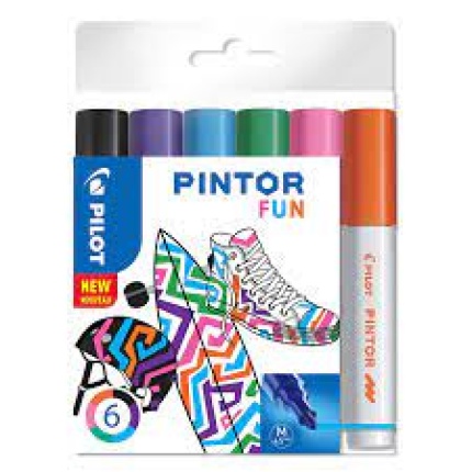 PILOT PINTOR FUN - MEDIUM 6 STK