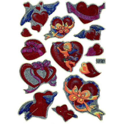STICKERS HJERTER AMOR