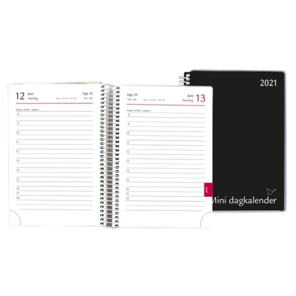 SPIRAL DAGKALENDER MINI 2025 SORT
