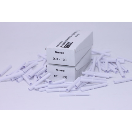Tombolanumre 1-200 - HVIDE
