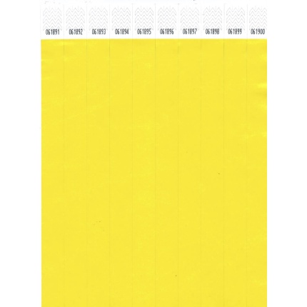 FESTTEGN TYSTAR - GUL 100 STK - LØSE ARK