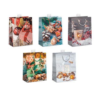 GAVEPOSER STR. M  JULESORTIMENT 2 X 5 MOTIVER ASS