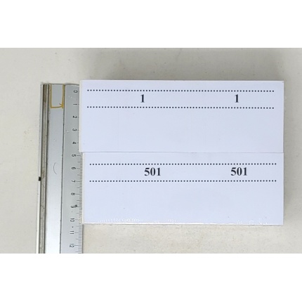 KUPON BØGER 1-1000 - HVID