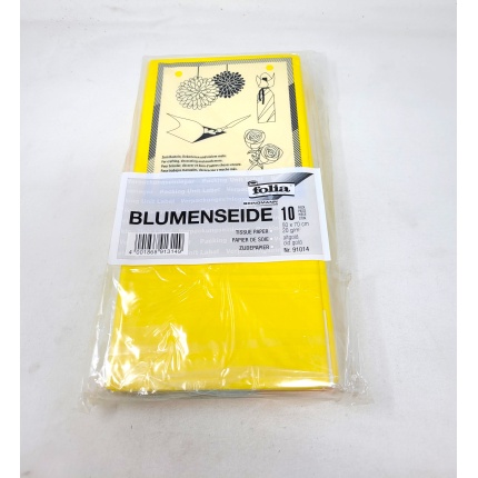 SILKEPAPIR GUL 5 ARK 50X70CM 20G. (91014)