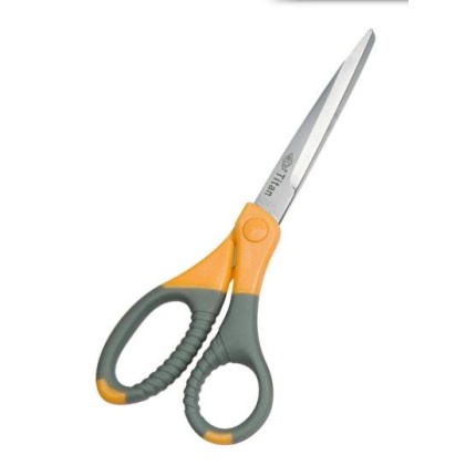 SAKS "TITANIUM PLUS" 18 CM GRÅ/GUL